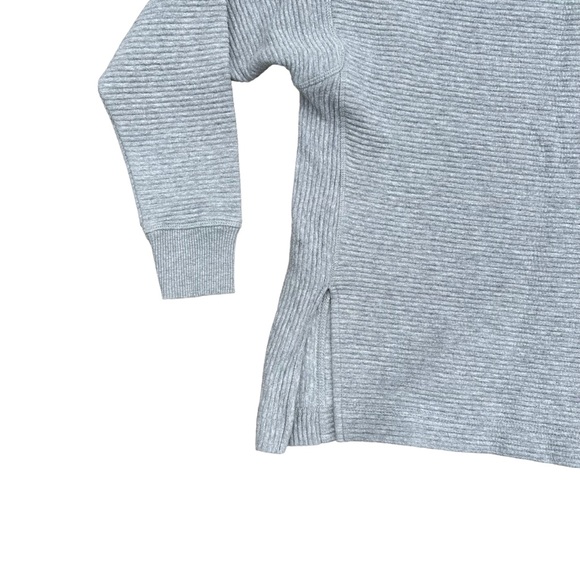 Banana Republic Sweater Womens Sweatshirt Ribbed Long Sleeve Gray Extra Small - Picture 4 of 11